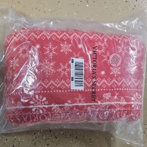 Victoria's Secret Pink Snowflake Holiday Throw